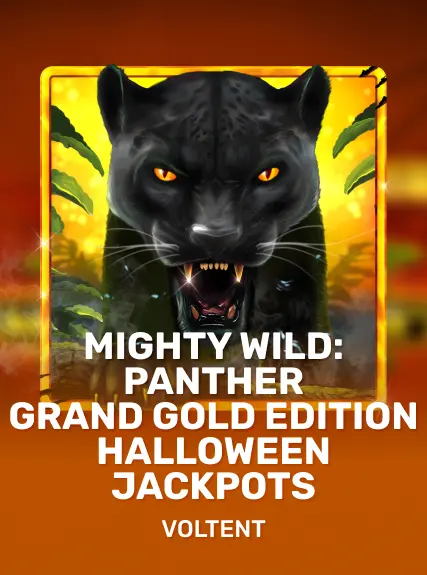 Mighty Wild: Panther Grand Gold Edition Halloween Jackpots game tile